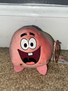 TY Beanie Teeny Tys 4” 2017 Patrick Star Stackable Plush